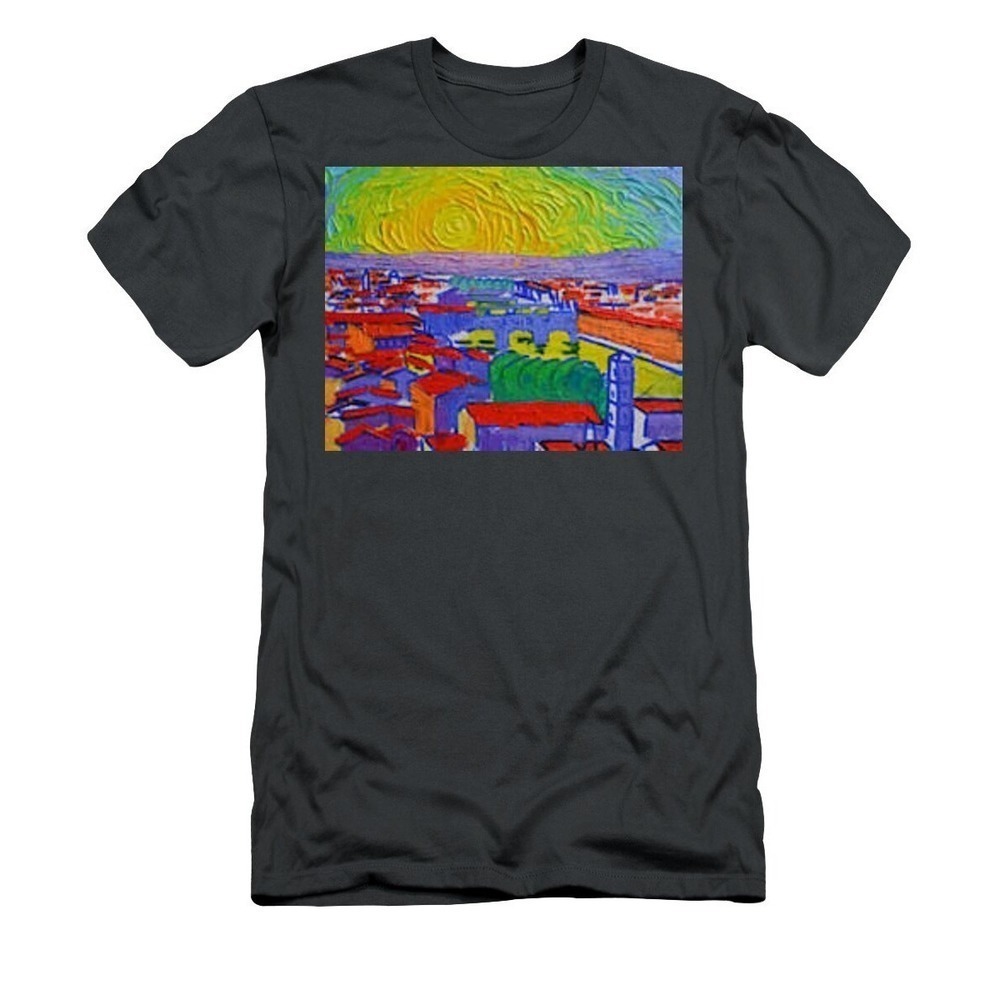 Florence Sunset Work In Progress Music Retro Unisex T-Shirt